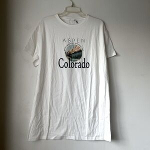 Princess Polly White Aspen Colorado Retro Boyfriend Oversized Tee 4